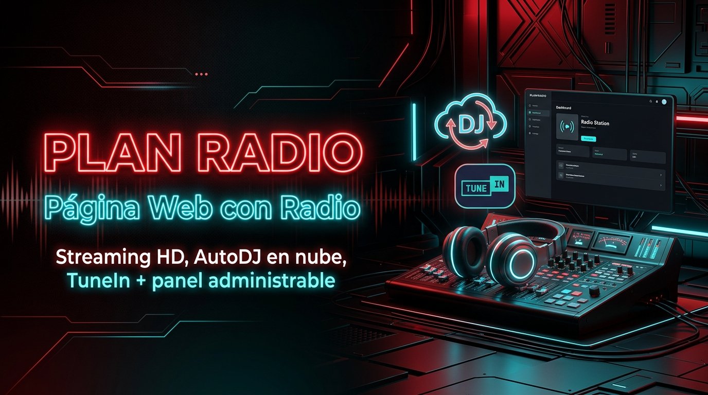 PLAN RADIO Página Web con Radio
